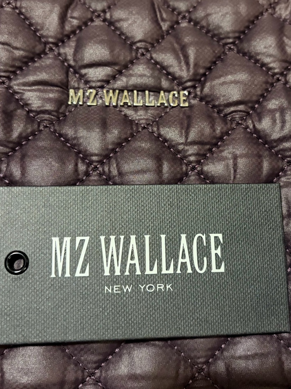 MZ Wallace Original Metro Tote Quilted - Plum - Picture 10 of 11